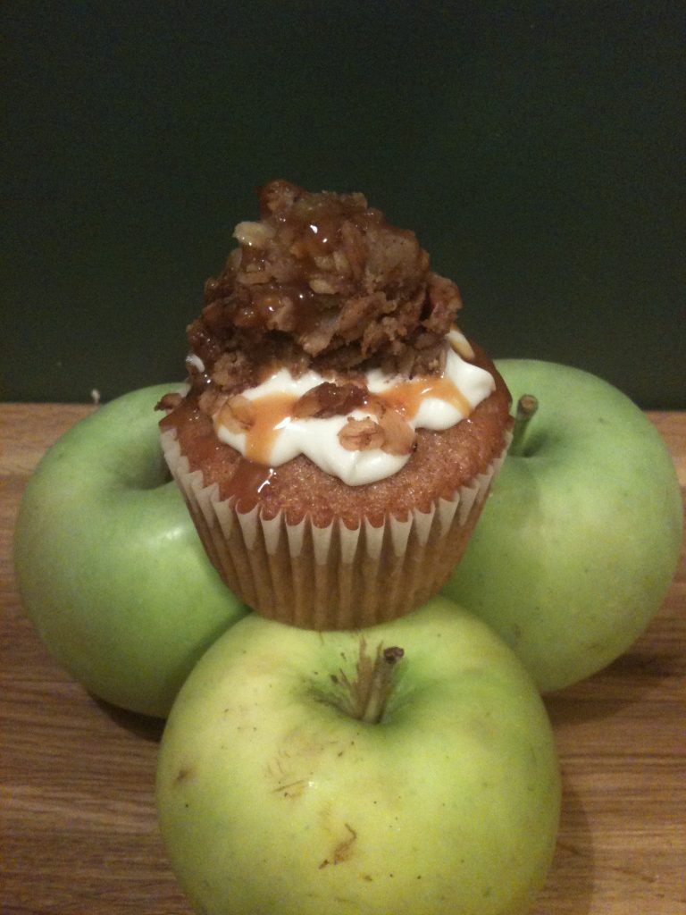 Apple Pie Cupcake. Photo taken by Bianca R.