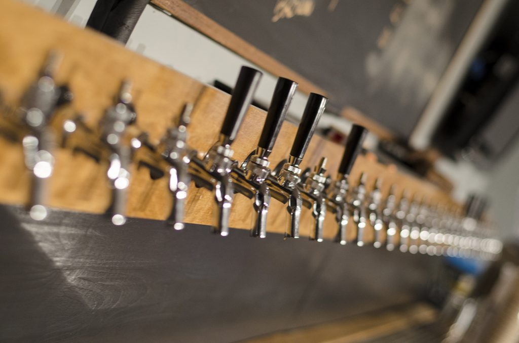 Taps as far as the eye can see!