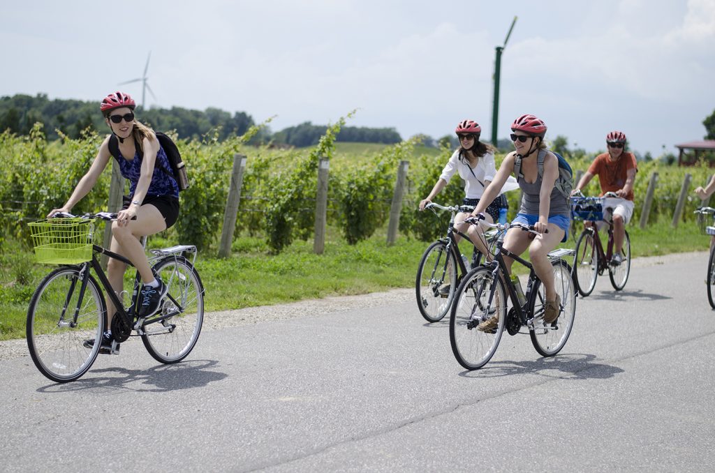 Get on your bikes and wine!