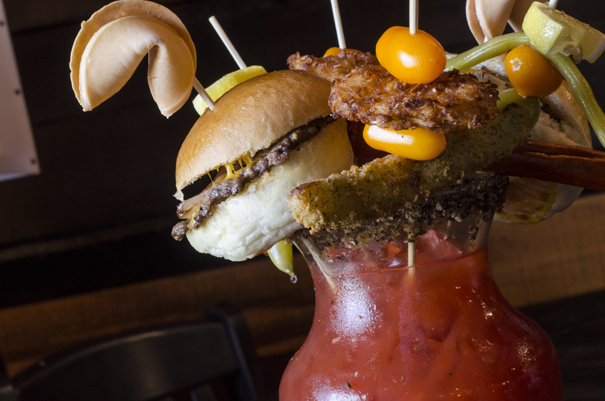 The Ridiculous & Obnoxious Caesar for Two at Walkerville Eatery in Windsor, Ontario.