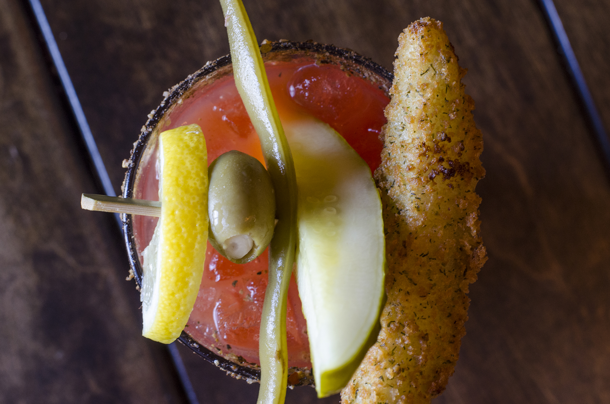 The Pickle Me Elmo Caesar from Walkerville Eatery in Windsor, Ontario.
