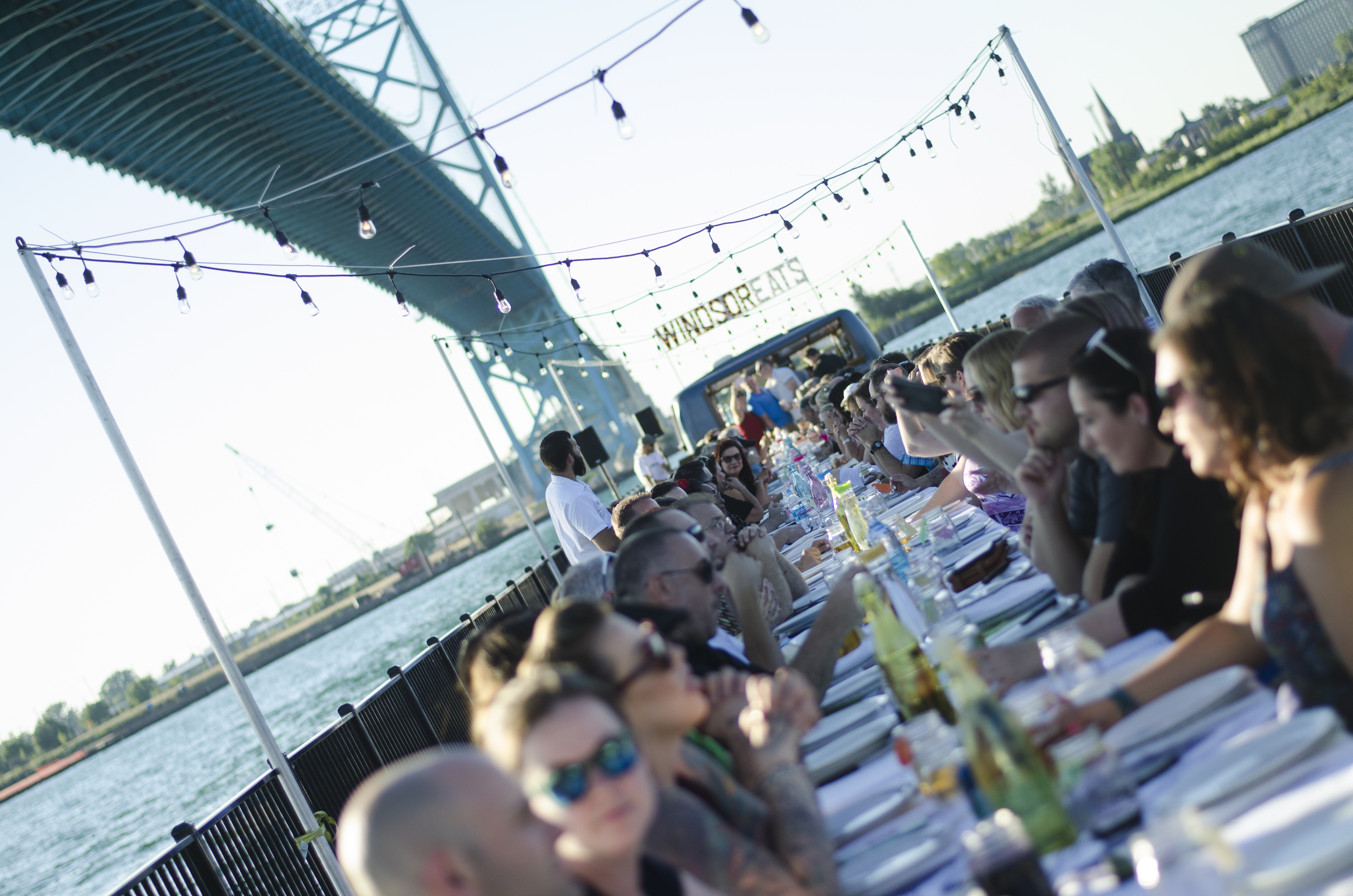 Dining al fresco in the most anticipated annual dining experience in Windsor, Ontario.