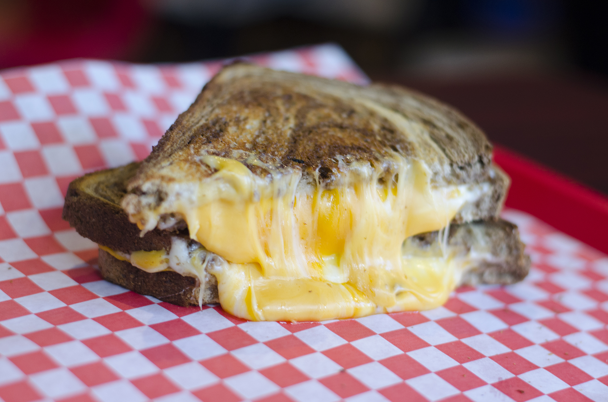 The original grilled cheese sandwich from Toasty's in Windsor, Ontario.