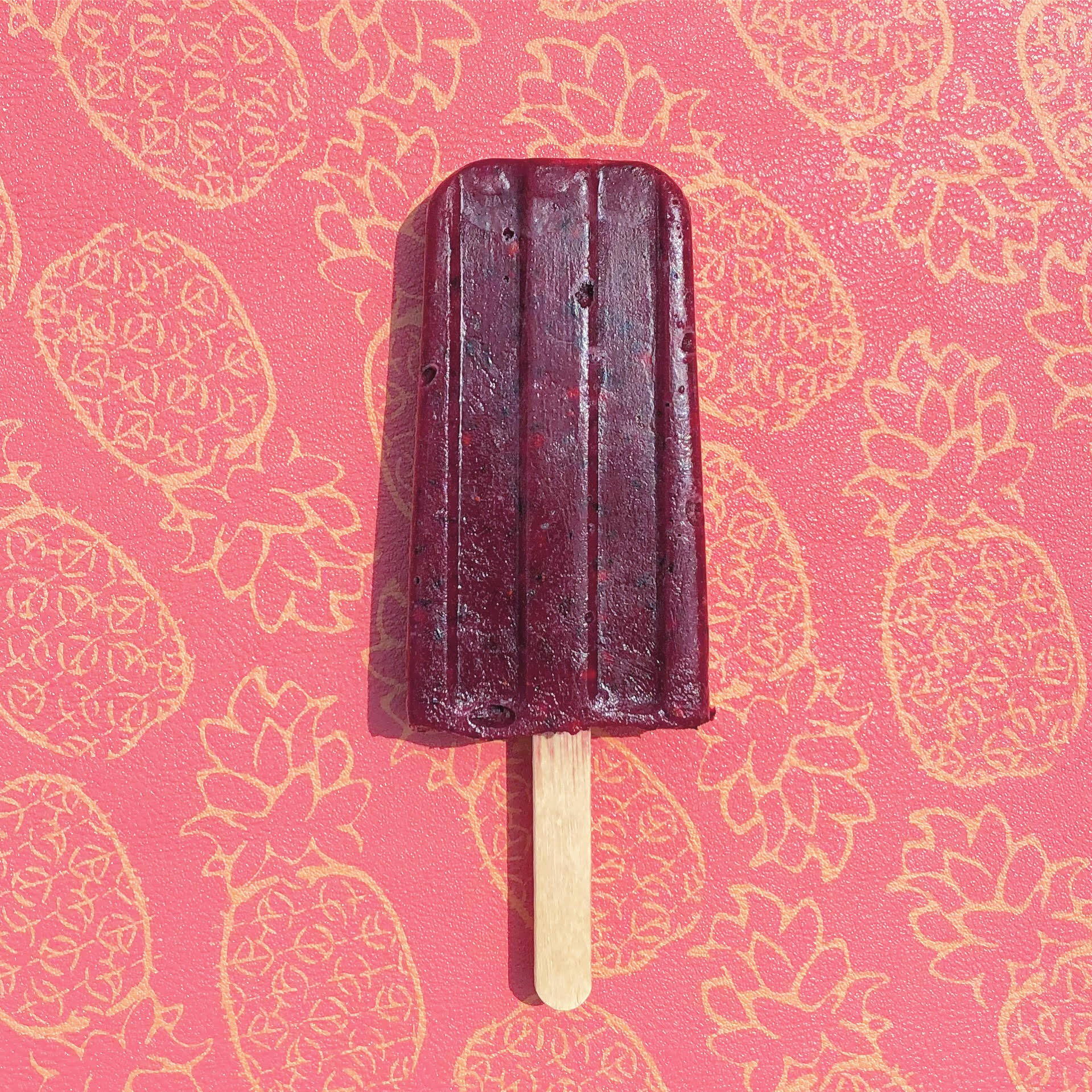 Raspberry Pineapple ice pop from The Frosty Pineapple in Windsor, Ontario.