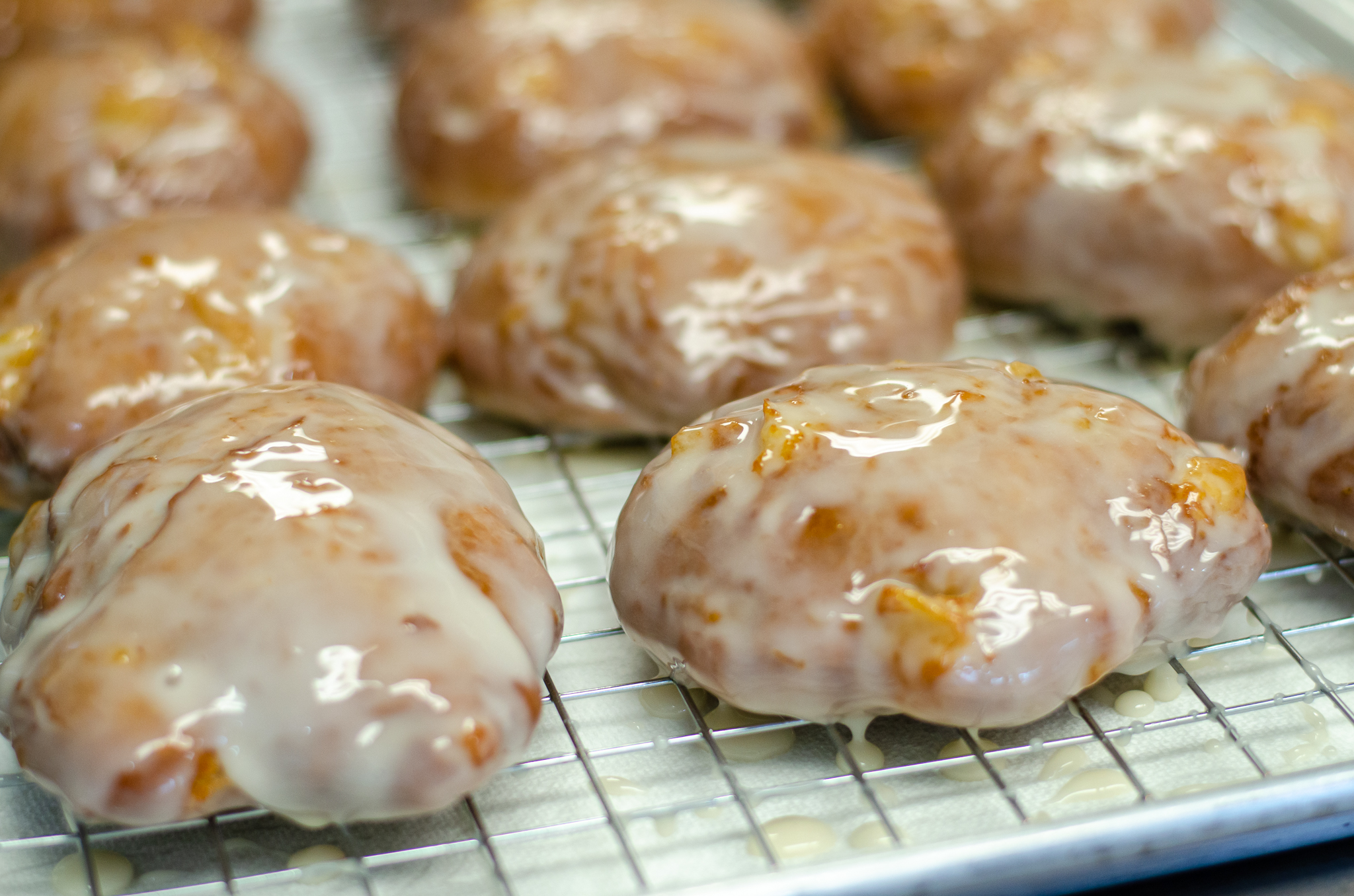 Apple fritters from Plant Joy in Windsor, Ontario.