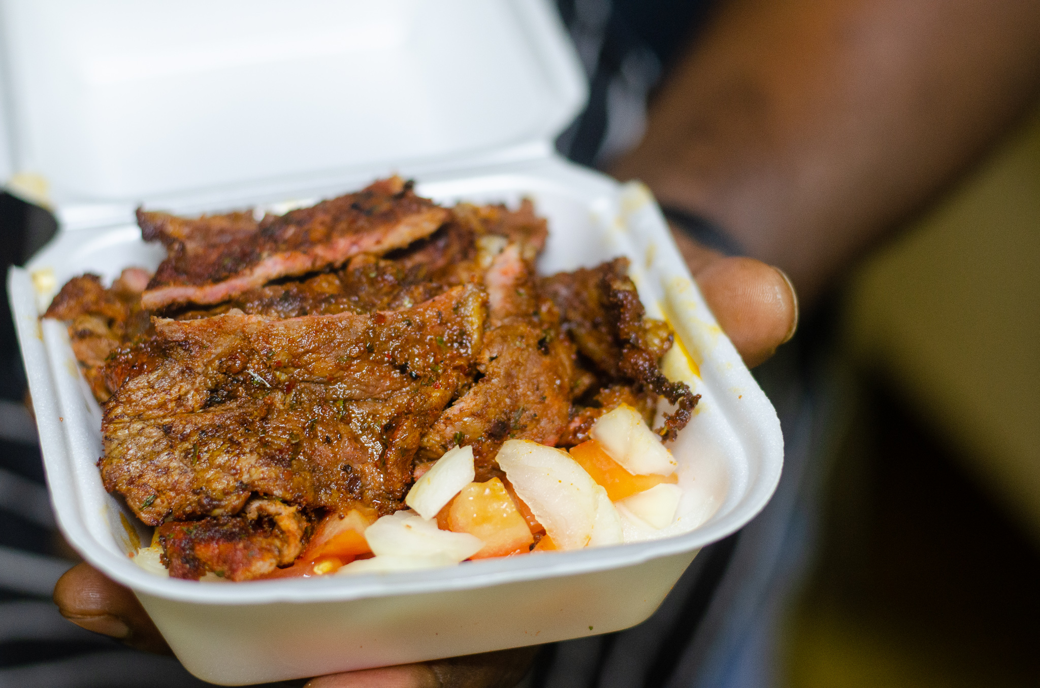 Beef Suya from Lagos Grill in Windsor, Ontario.