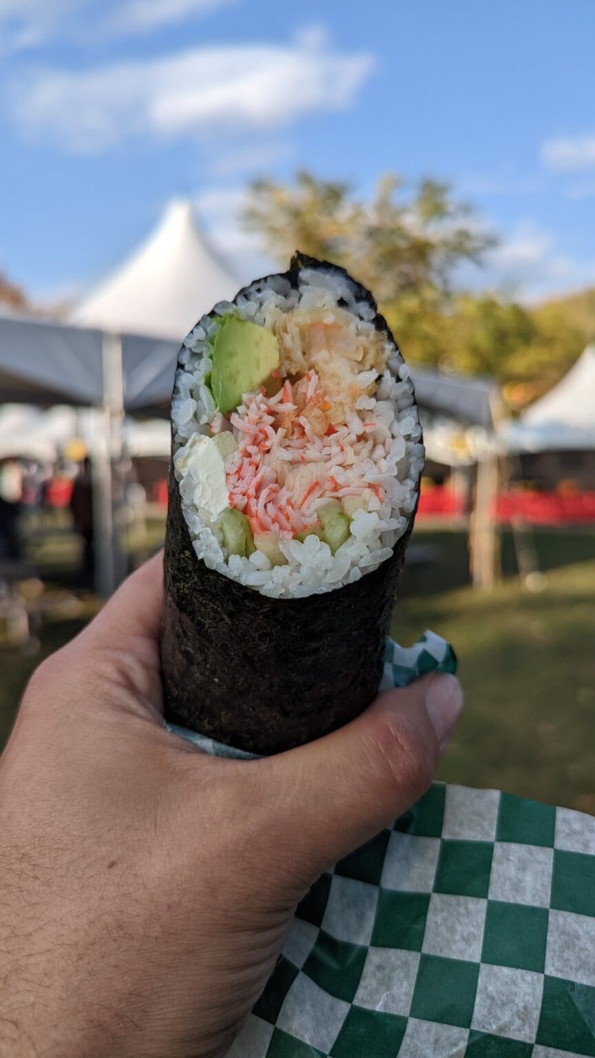 Have You Tried A Sushi Burrito? You Can At The Street Food Fare