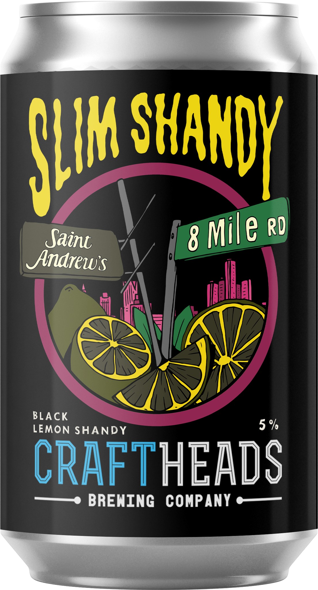 The Slim Shandy from Craft Heads Brewing Company in Windsor, Ontario.
